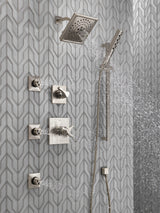 Delta Universal Showering Components Stainless 5-Spray Handheld Shower with Slide Bar, 1.75 GPM (6.6 LPM)