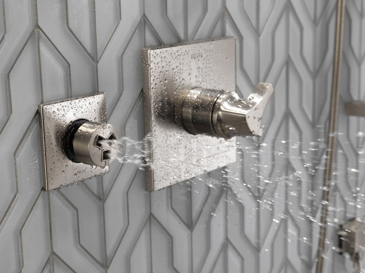 Delta Universal Showering Components Stainless 5-Spray Handheld Shower with Slide Bar, 1.75 GPM (6.6 LPM)
