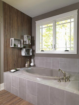 Delta Polished Nickel Roman Tub Lever Handles, Pair (Cassidy Collection)
