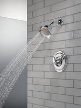 Delta Victorian Chrome 2‑Handle Multi-Function Shower Faucet Trim, 5.5-in Showerhead, T17255