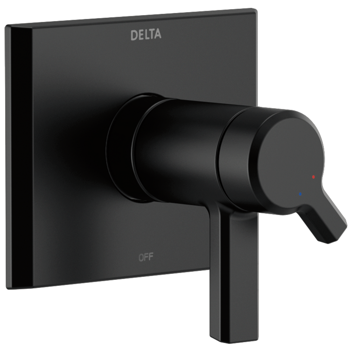 Delta 0.5-in Matte Black Bathtub/Shower Escutcheon