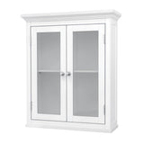 Teamson Home Madison 20-in x 24-in x 7-in White Bathroom Wall Cabinet