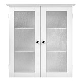 Teamson Home Connor 22.25-in x 25-in x 8-in White Bathroom Wall Cabinet