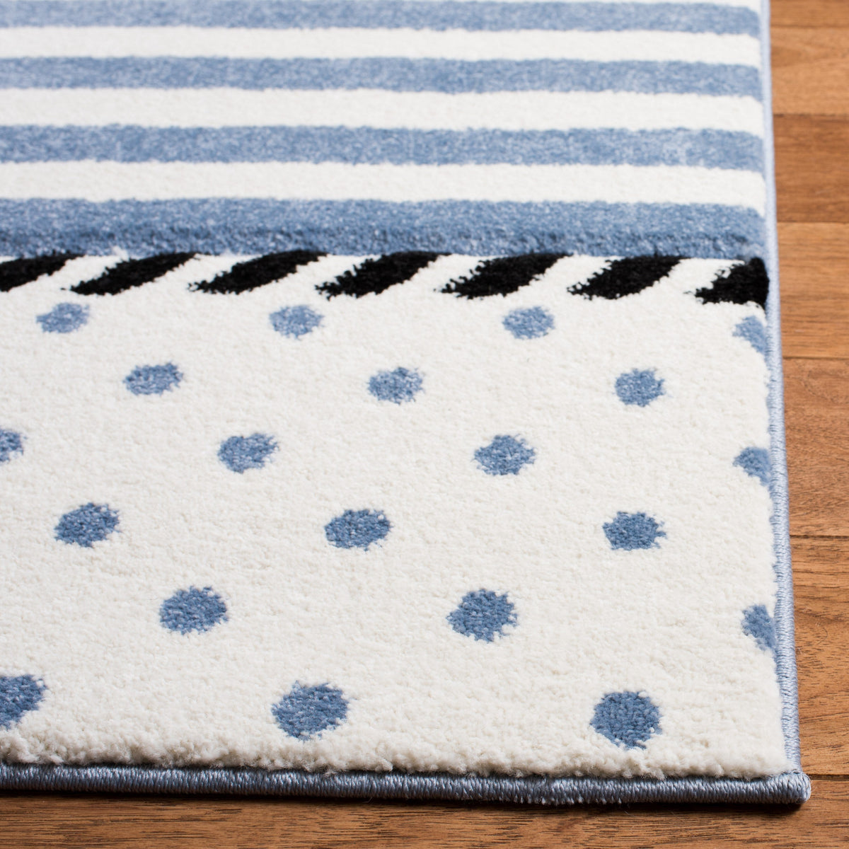 Safavieh Carousel Kids Anchor 5 x 5 Ivory/Navy Square Indoor Kids Area Rug
