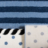 Safavieh Carousel Kids Anchor 3 x 5 Navy/Ivory Indoor Kids Throw Rug
