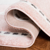 Safavieh Carousel Kids Bunny 5-ft x 5-ft Pink/Ivory Square Indoor Kids Area Rug