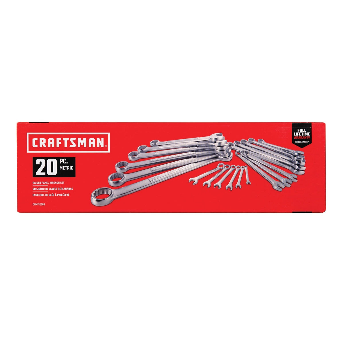 CRAFTSMAN 20-Piece 12-Point Metric Standard Combination Wrench Set