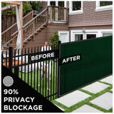 BOEN 6-ft H x 150-ft W Green Polyethelene Chain Link Fence Screen