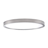 Project Source Adjustable Color Temperature 13-in Brushed Nickel LED Flush Mount Light