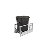 Rev-A-Shelf 24-Quart Plastic Soft-Close Pull-Out Trash Can (Compost Bin)