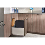 Rev-A-Shelf 30-Quart Plastic Soft-Close Single Pull-Out Trash Can, 10.5-in W