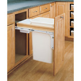 Rev-A-Shelf 50-Quart Plastic Pull-Out Trash Can, Top-Mount, 15-in Cabinet Opening
