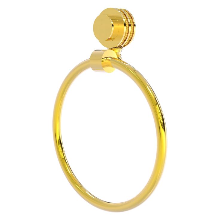 Allied Brass Venus Polished Brass Wall Mount Towel Ring