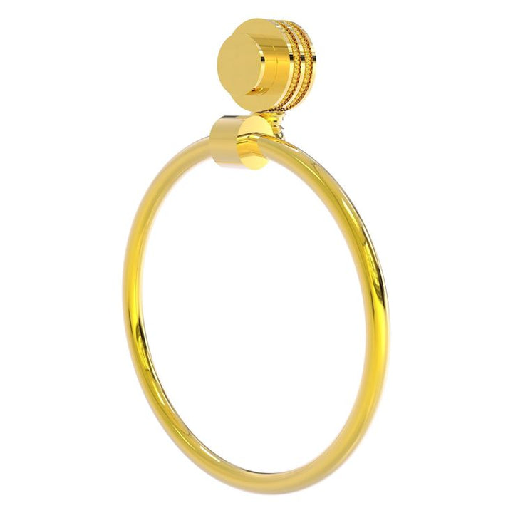 Allied Brass Venus Polished Brass Wall Mount Towel Ring