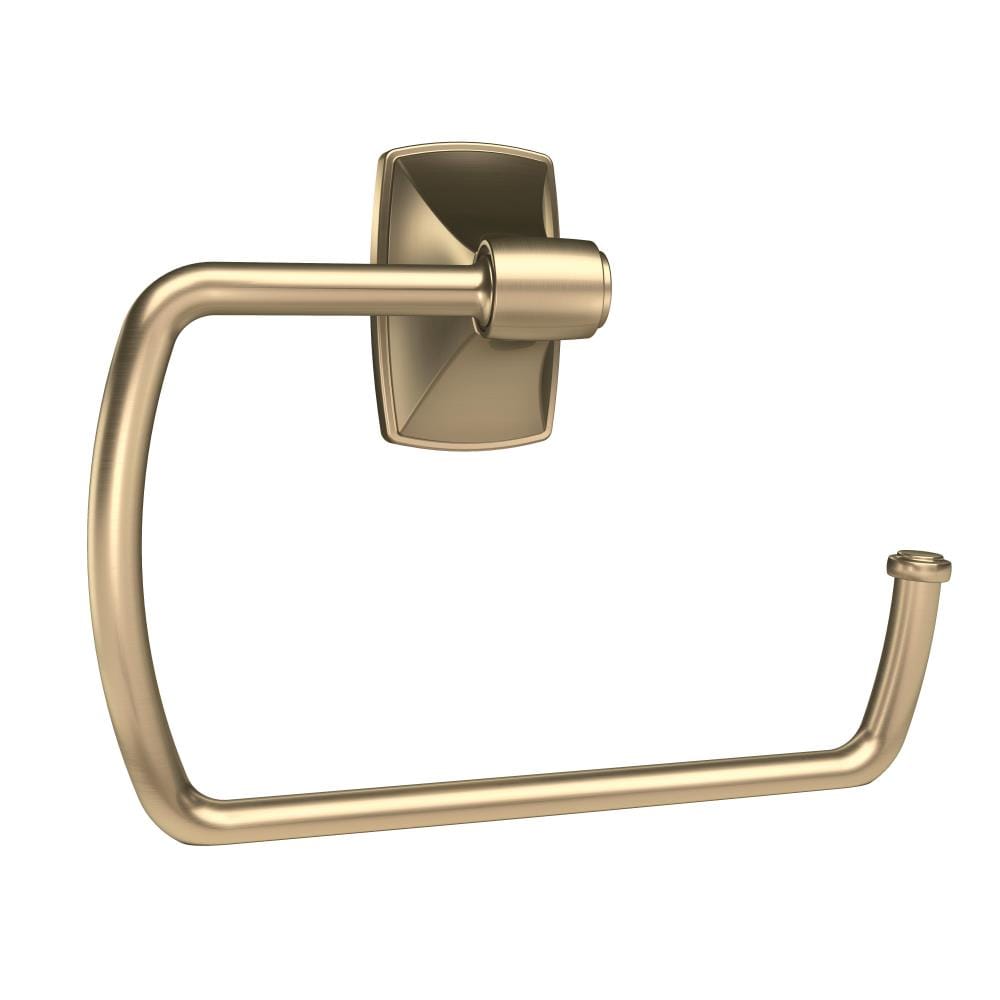 Amerock Clarendon Golden Champagne Wall Mount Towel Ring, 6-7/8 in Length