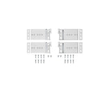 Rev-A-Shelf 1.5-in W x 8-in H Door-Mount Extension Brackets Kit for 5349 Waste Containers, Metallic Silver