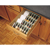 Rev-A-Shelf 50-in W x 1.75-in H 1-Tier Pull-Out Plastic Spice Rack