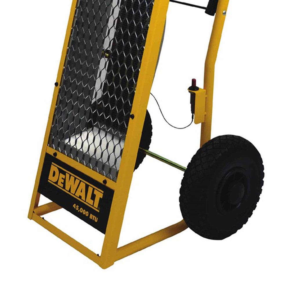 DEWALT 45,000 BTU Heavy-Duty Radiant Propane Portable Job Site Heater, 2-Pack