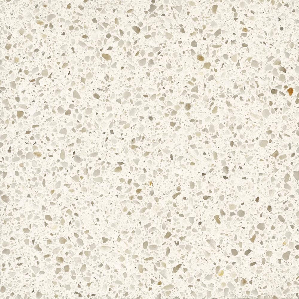 Transolid 25-in Milan White Quartz Single Sink Bathroom Vanity Top