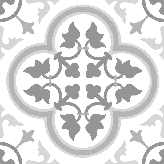 FloorPops Grey 12-in x 12-in Water Resistant Peel and Stick Vinyl Tile Flooring (20-sq ft)