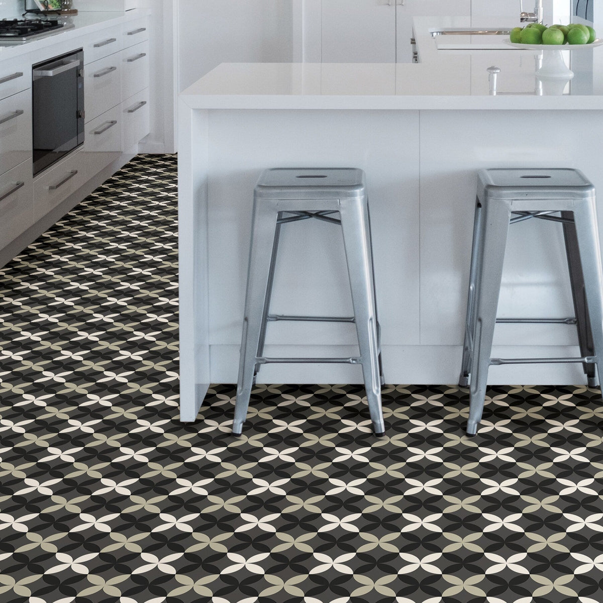 FloorPops Neutral 12-in x 12-in Water Resistant Peel and Stick Vinyl Tile Flooring (20-sq ft)