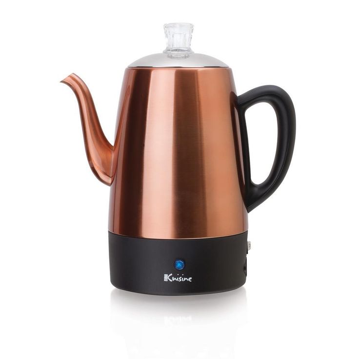 8-Cup Copper Electric Percolator