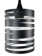 Portfolio 7.5-in H x 6-in W Black Cylinder Pendant Light Shade