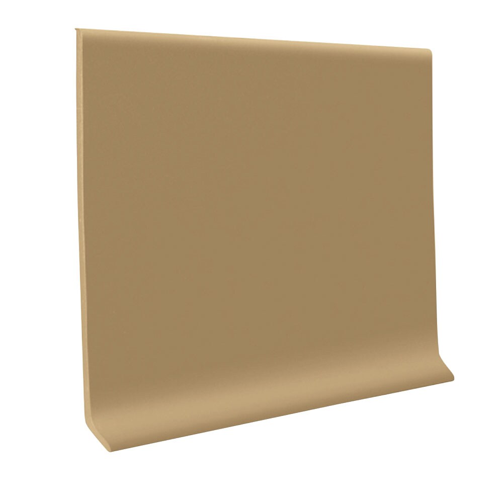 Flexco Goldenrod 4-in x 48-in Vinyl Wall Base (0.08-in Thick)