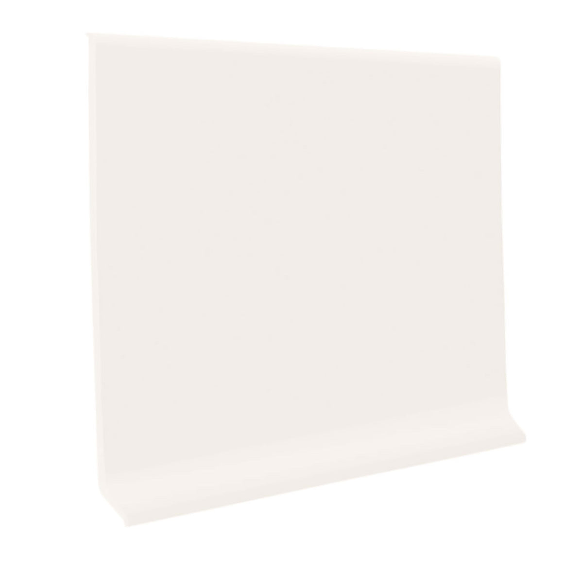 Flexco Arctic White 6-in x 48-in Vinyl Floor Base