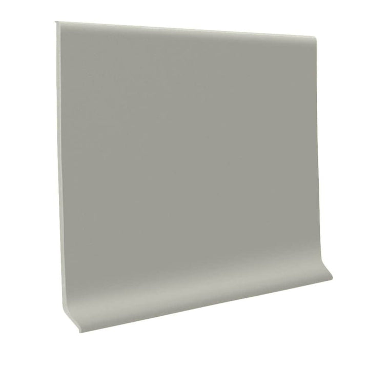 Flexco Light Gray 0.08-in T x 6-in W x 48-in L Vinyl Wall Base