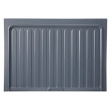 Rev-A-Shelf 34.5-in x 3-ft Metallic Silver Undersink Drip Tray, Molded Polymer