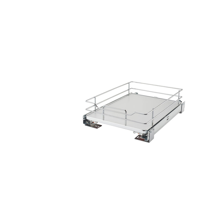 Rev-A-Shelf 14.3-in W x 5.62-in H 1-Tier Pull-Out Metal Soft-Close Cabinet Organizer
