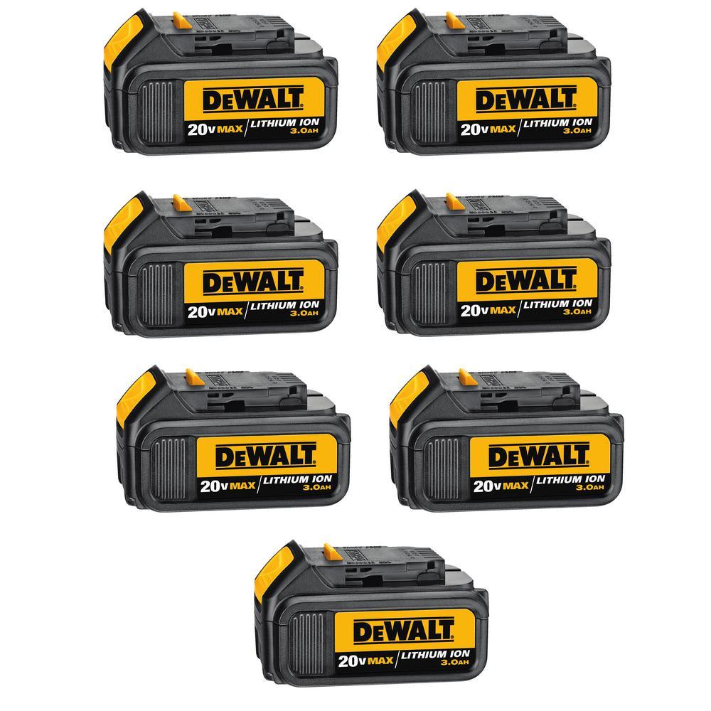20-Volt MAX Premium Lithium-Ion 3.0Ah Battery Pack (10-Pack) - Super Arbor