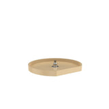 Rev-A-Shelf 22-in Almond Polymer D-Shape Lazy Susan, Bottom-Mount, 1-Tier