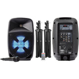 Pro Glow Duo 8 PA System with Lights - Super Arbor