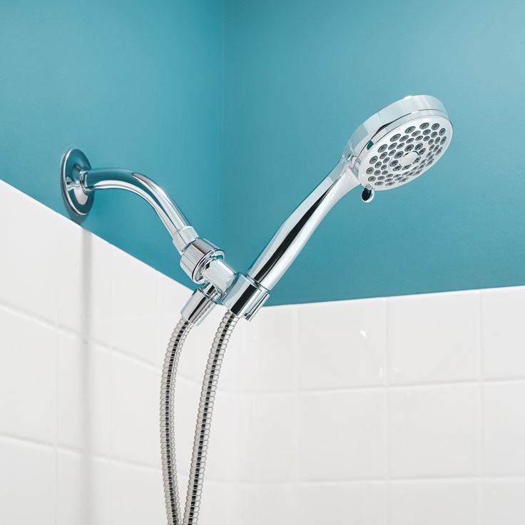 Eos 3-Spray 3.8 in. Single Wall Mount Handheld Shower Head in Chrome