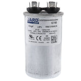 Jard 12740 capacitor - front view (Voltage: 440v; MFD: 25)