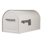 Reliant Large, Locking, Post Mount Mailbox, Black - Super Arbor