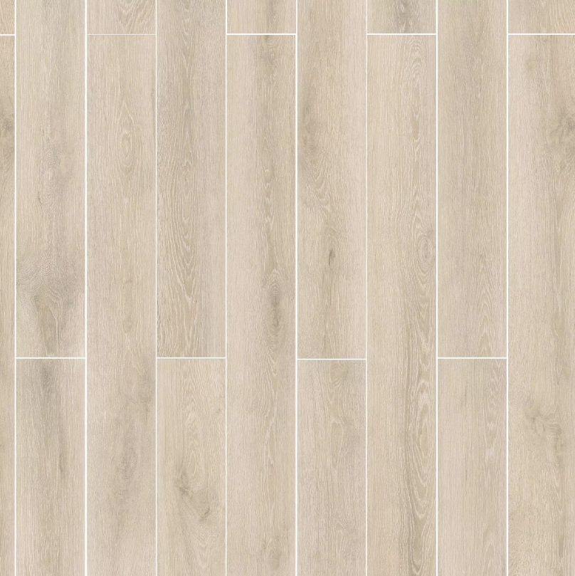 Honey Blonde Oak Wood Plank Porcelain Tile
