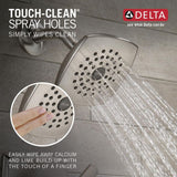 Delta Ashlyn Stainless 1-Handle Bathtub and Shower Faucet