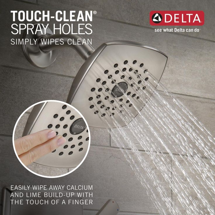 Delta Ashlyn Stainless 1-Handle Shower Faucet