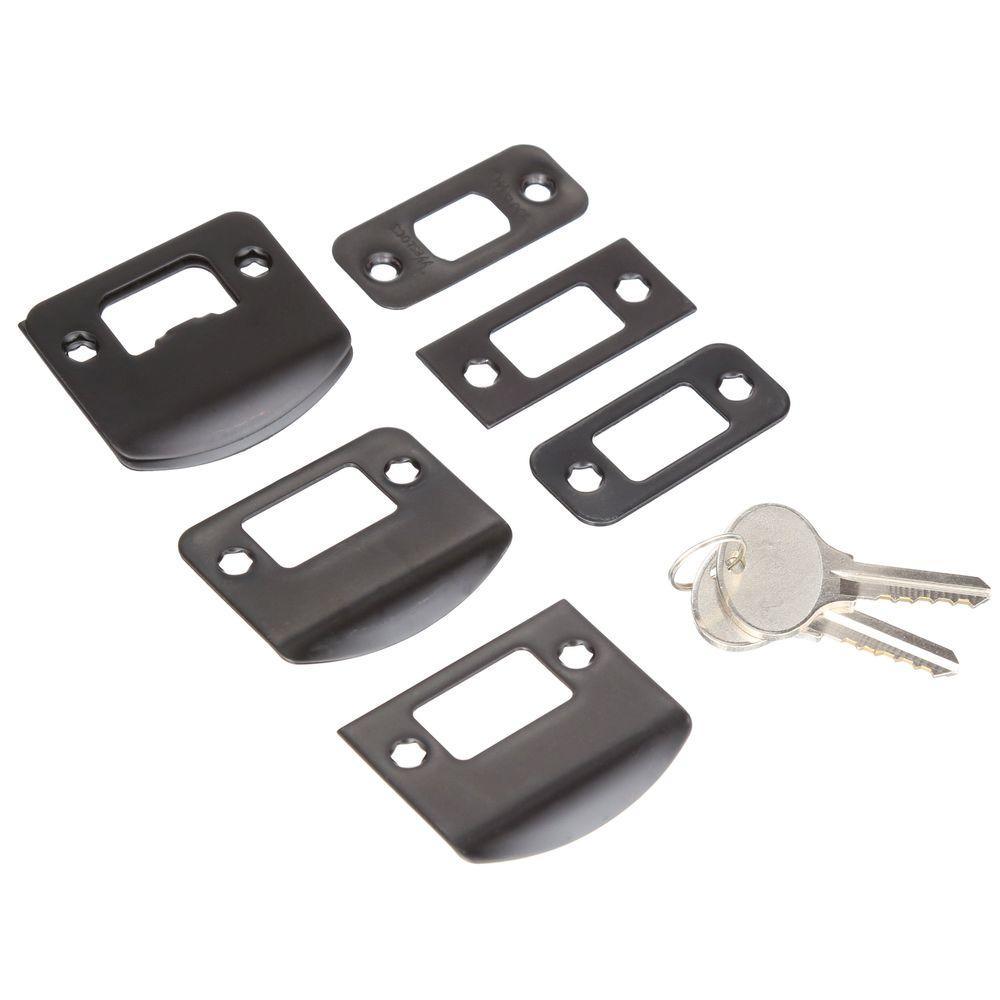 Elegance Single Cylinder Oil-Rubbed Bronze Philbrook Door Handleset with Impresa Knob - Super Arbor