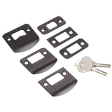 Elegance Single Cylinder Oil-Rubbed Bronze Philbrook Door Handleset with Impresa Knob - Super Arbor