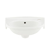 Tina Wall-Mounted Bathroom Sink in White