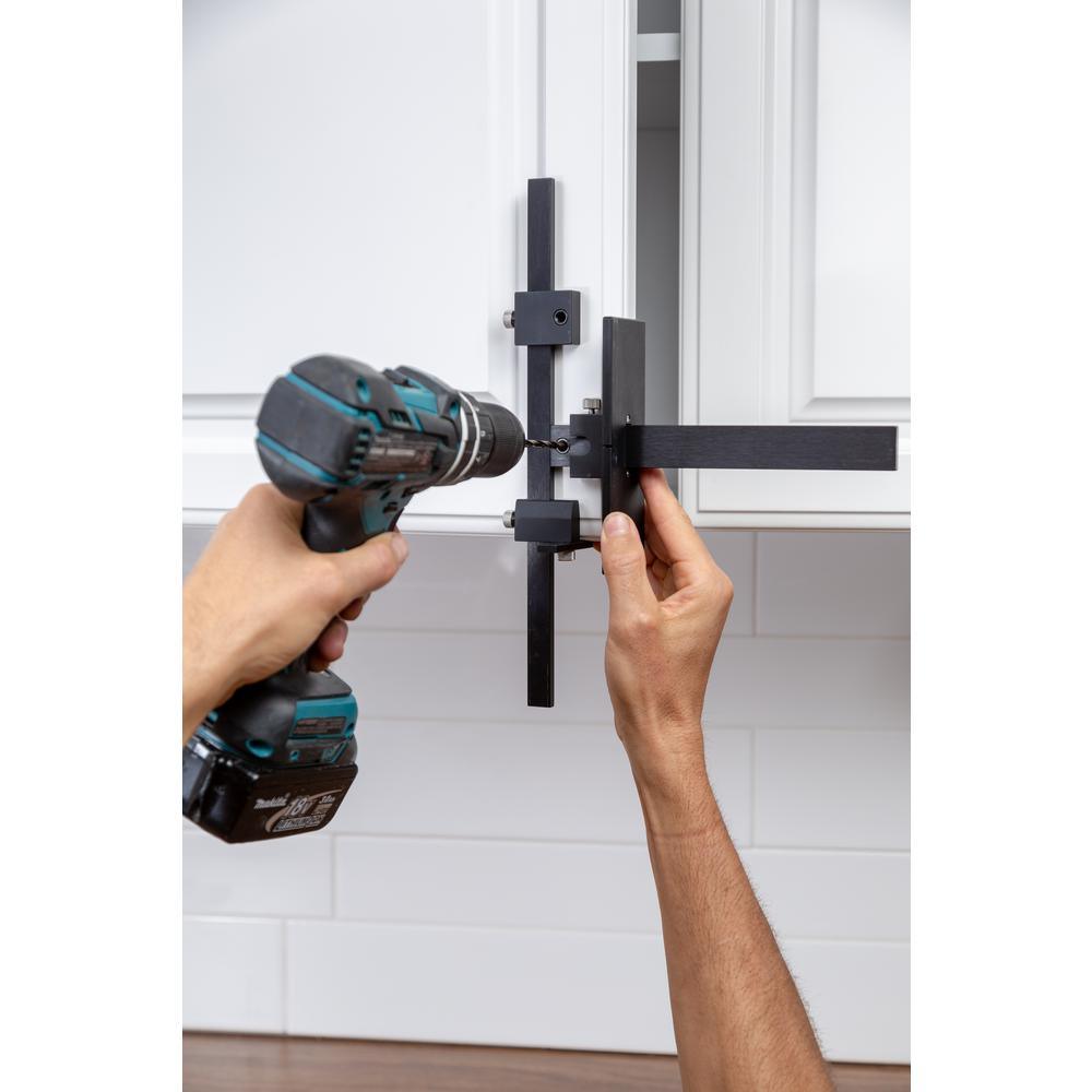 Cabinet Hardware Jig for Installation of Handles and Knobs on Doors and Drawer Fronts - Super Arbor