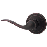 Tustin Satin Nickel Left-Handed Half-Dummy Door Lever with Microban Antimicrobial Technology - Super Arbor