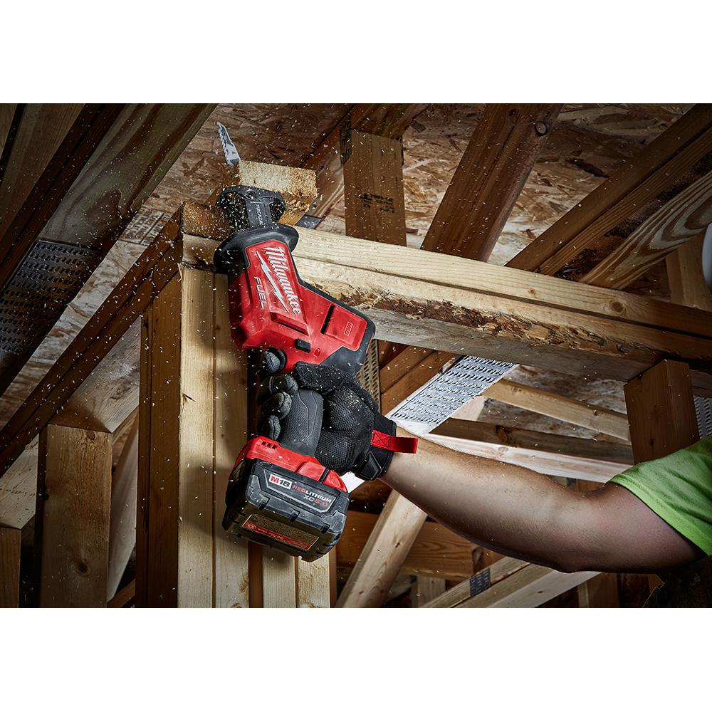 M18 FUEL 18V 6-1/2 in. Brushless Cordless Circular Saw & M18 FUEL HACKZALL Reciprocating Saw w/ (2) M18 6.0Ah Batteries - Super Arbor