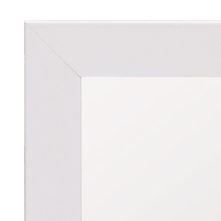 Kinghurst 29 in. W x 35 in. H Single Framed Vanity Mirror in White