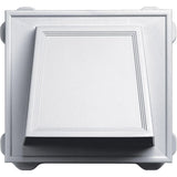 6 in. Hooded Siding Vent in #001-White - Super Arbor