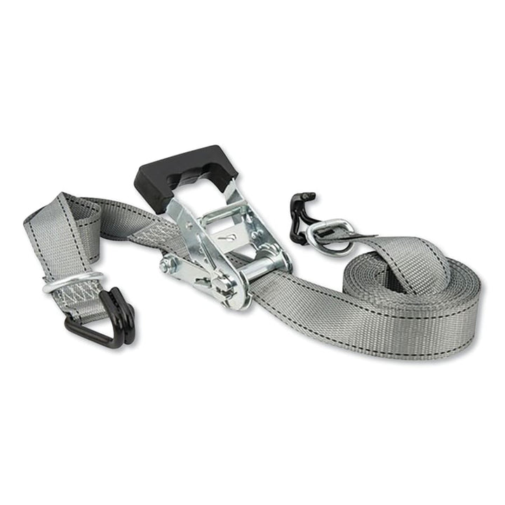 Keeper 1 in. x 16 ft. 1,000 lbs Industrial Ratchet Tie-Down with J-Hook and D-Ring